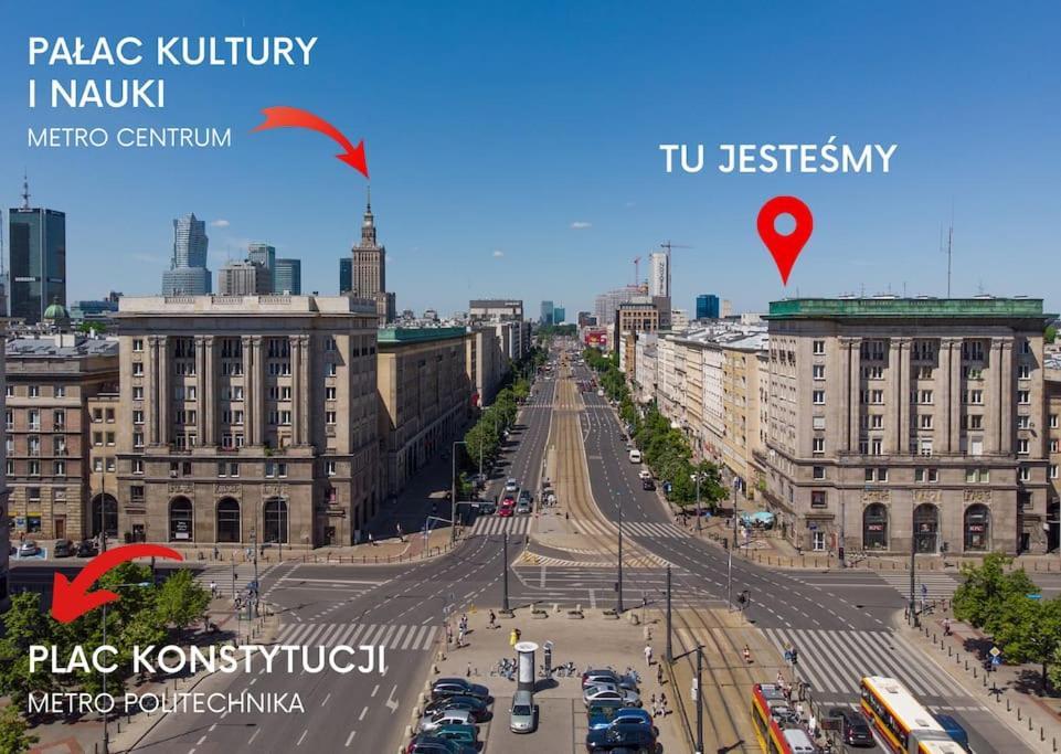 Lux Apartament W Centrum, Plac Konstytucji, Klimatyzacja, Widokowy Leilighet Warszawa Eksteriør bilde